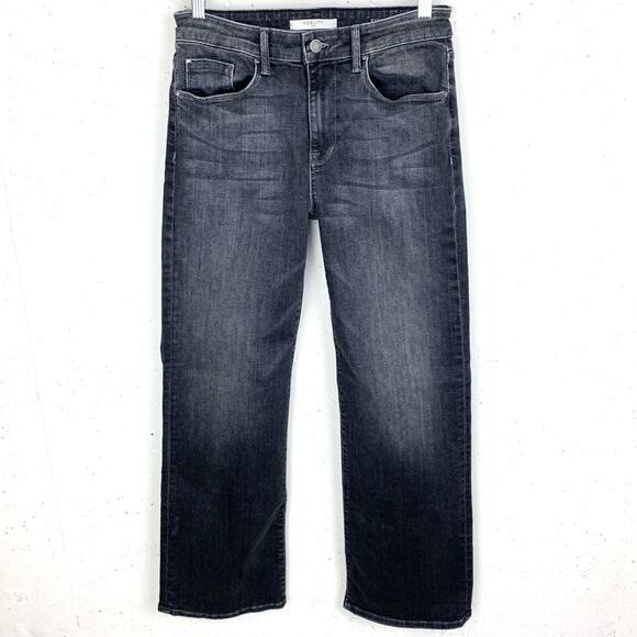 Fidelity Womens Katie Downtown Bootcut Jeans Cotton Spandex Blend Black Size 27 - Picture 2 of 11